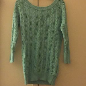 Aqua colored sweater